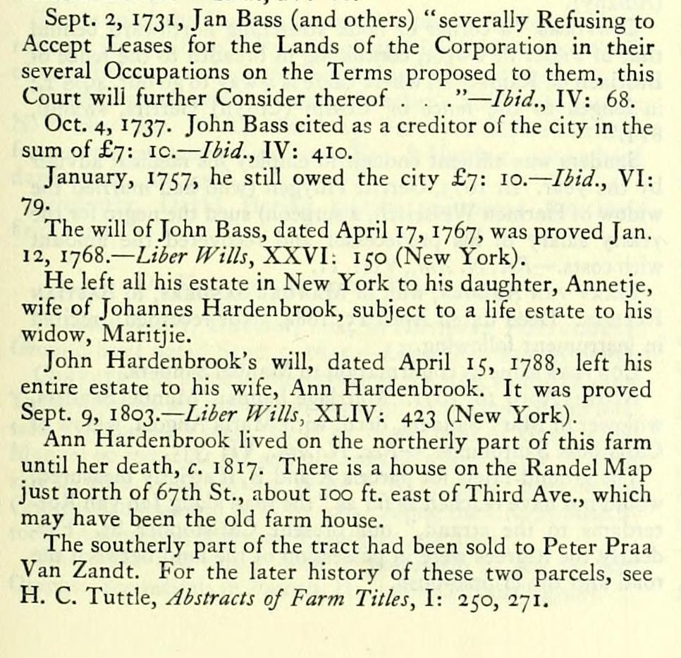 Lots: original_grants_and_farms_Johannes Hardenbrook Farm | Mapping ...